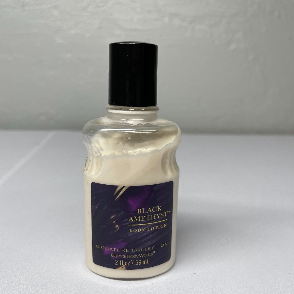 Bath & Body Works Black Amethyst Body Lotion 2 oz Travel Signature Discontinued